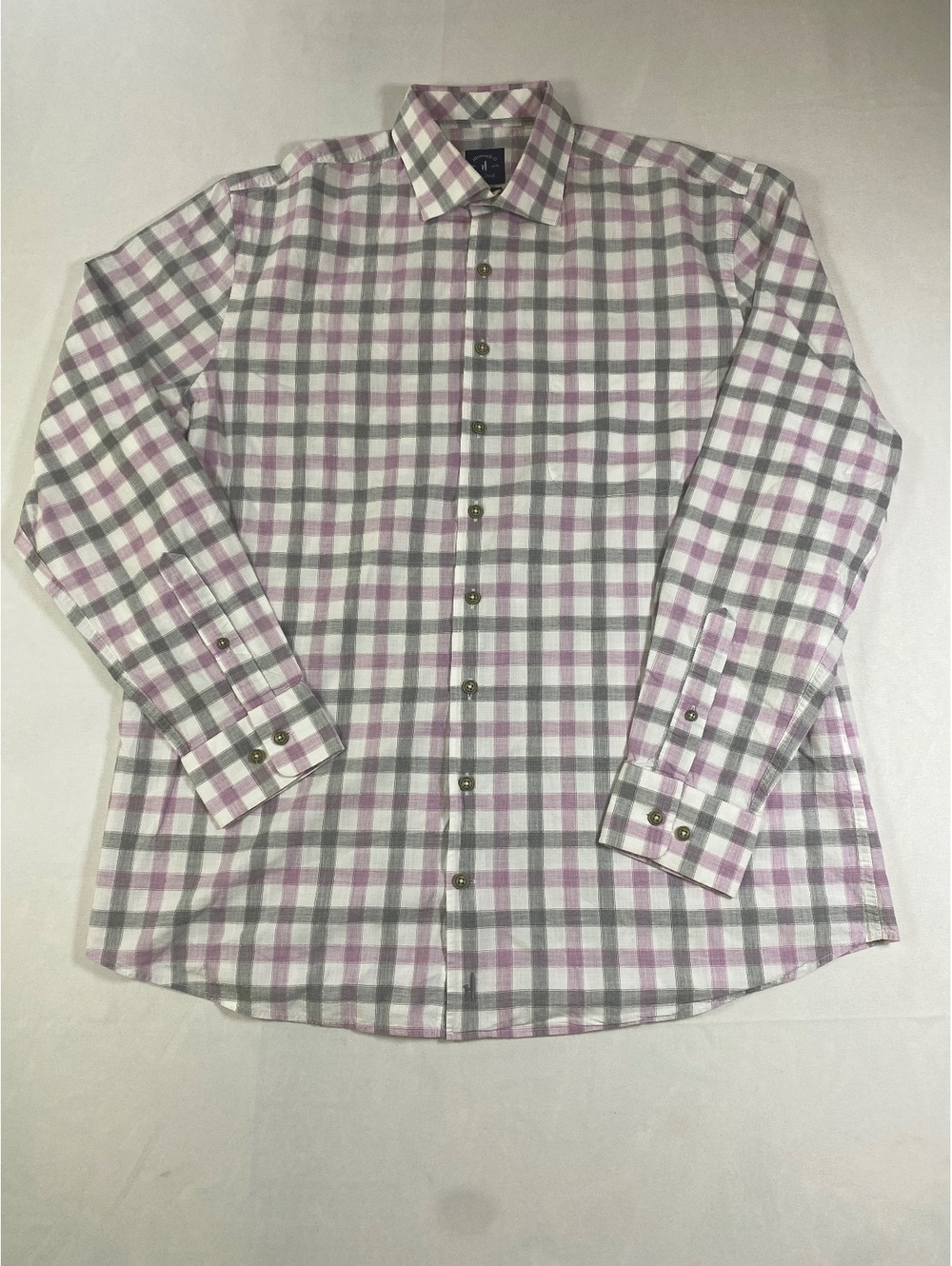 Johnnie-O Plaid Dress Shirt Men’s Size L